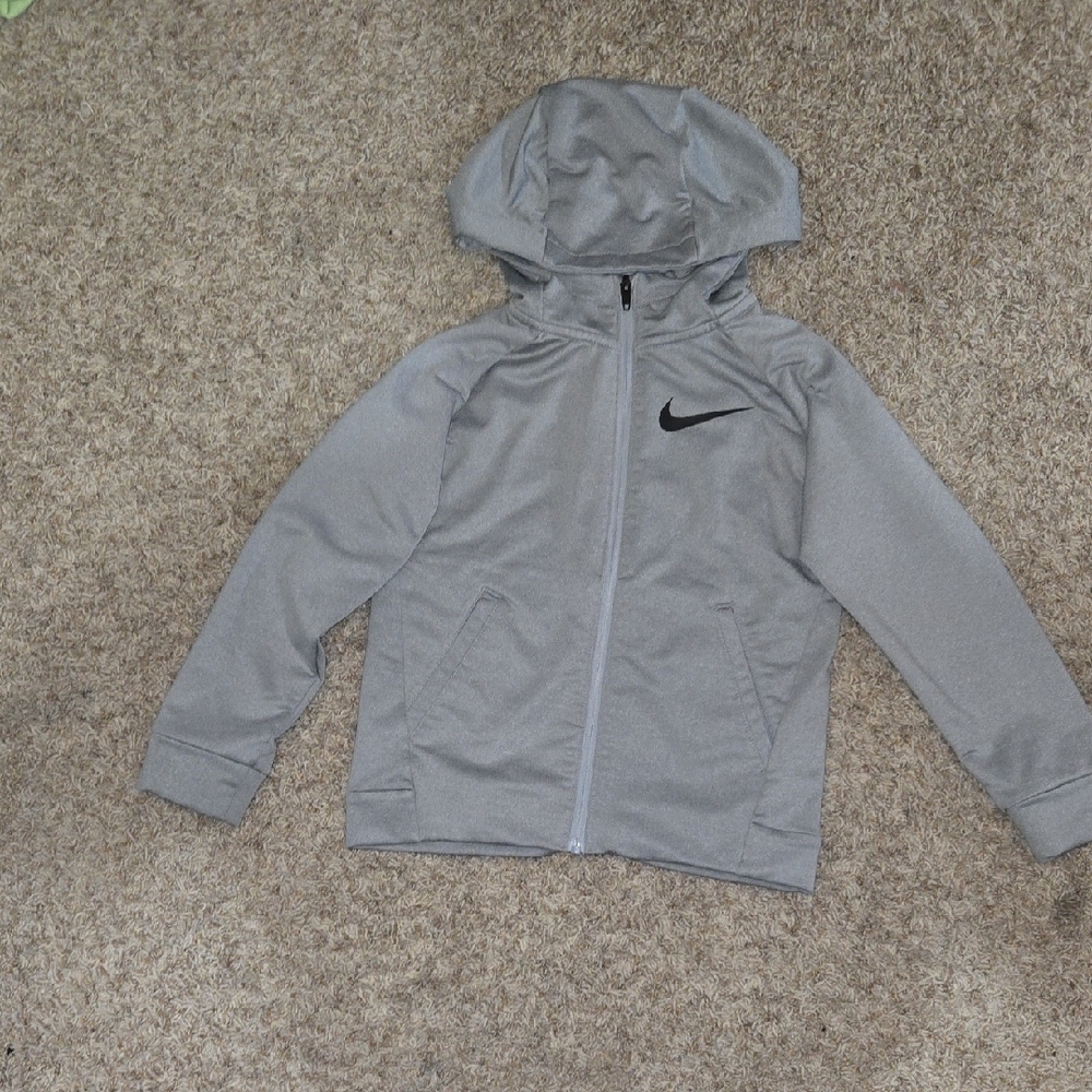 Nike Kids Light Gray Hoodie